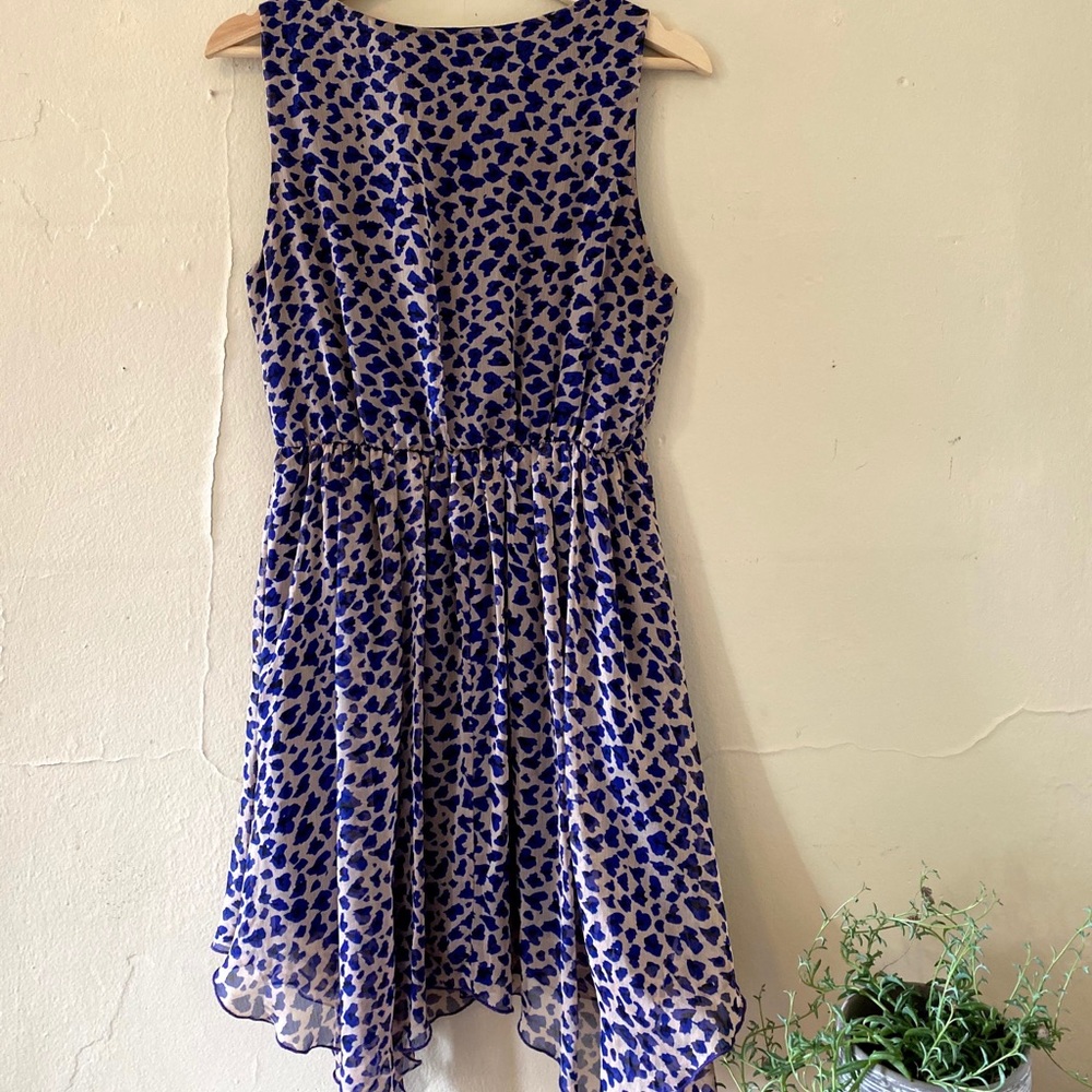 Leopard print purple dress - Picture 2 of 4